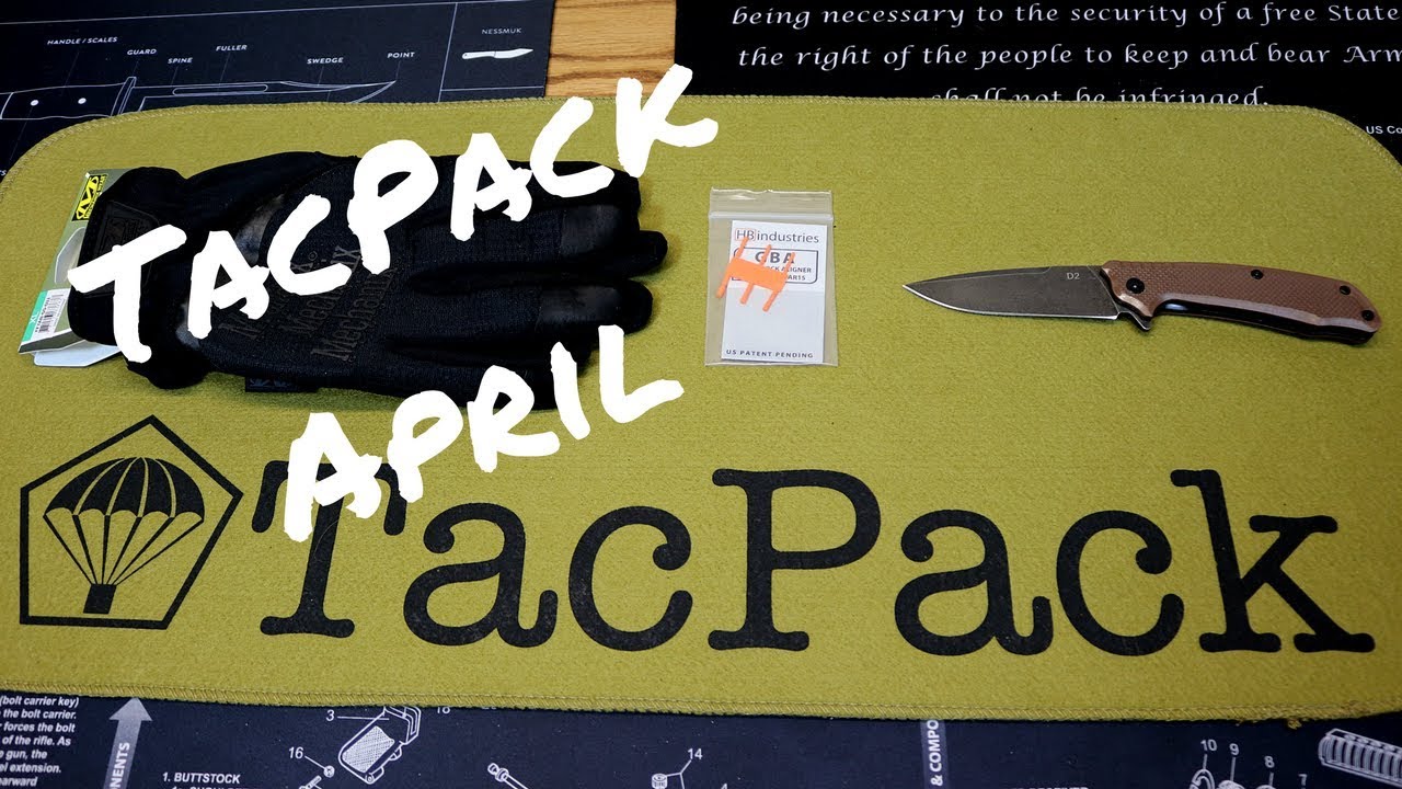 TACPACK Subscription Box Review - April 2018