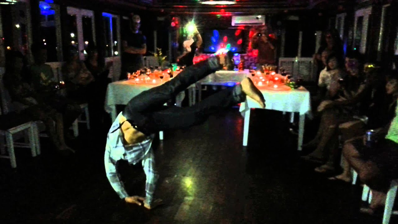 Break dance on Halong Legacy Legend Cruise