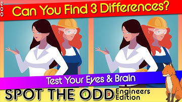 Brain break - Engineer 200 | find 3 differences | How good are your eyes? Quiz Winter Games