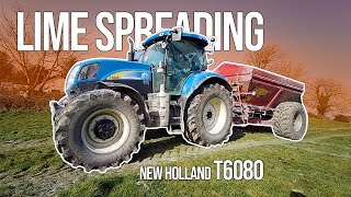 First Time Lime was Spread in 20 years On This Land!!
