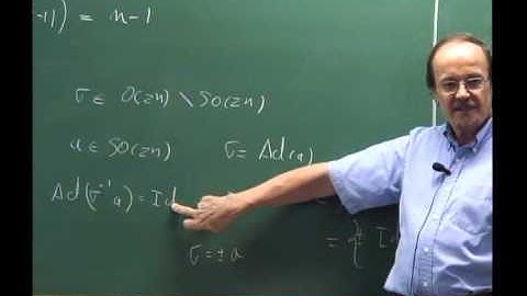 Programa de Doutorado: Lie Groups, Representation Theory and Symmetric Spaces - Aula 22