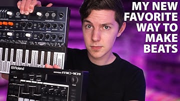 Arturia MicroFreak + Roland MC-101 beatmaking