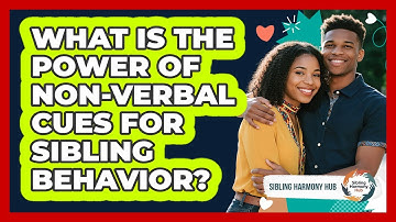 What Is The Power Of Non-verbal Cues For Sibling Behavior? - Sibling Harmony Hub
