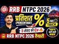 RRB NTPC Percentage (प्रतिशत) Maths | आसान ट्रिक्स और महत्वपूर्ण सवाल | Railway NTPC 2026 तैयारी