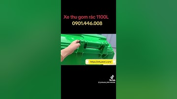 THÙNG RÁC 1100L NHỰA HDPE 4 BÁNH