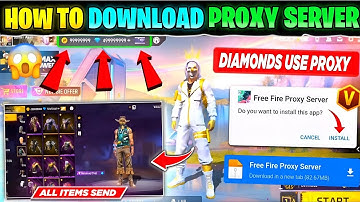 How To Play And Download in 🤯 VIP Proxy Server Free Fire 💯🔥 How To Proxy Server Download In Freefire