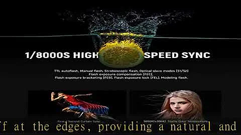 NEEWER Z1-C TTL Round Head Flash Speedlite for Canon DSLR Cameras, 76Ws 2.4G 1/8000s HSS, 10-Level