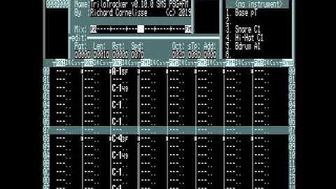 SN76489 Drum test - TriloTracker