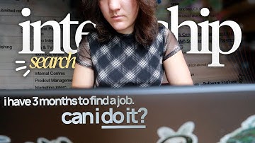 Internship Search Diaries Ep. 1 | first week of applying, updating resume, cold messaging, etc.