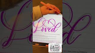 See description on how to get these Valentine’s Day tracing templates, hand lettering brush