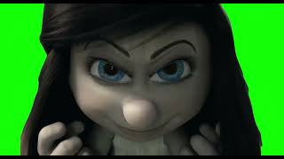 The Smurfs 2 - Evil Smurfette Transforming - Green Screen
