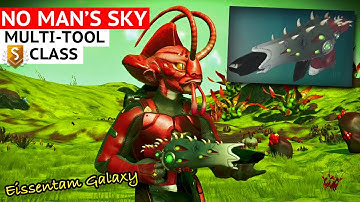 Red S-Class Alien Multi-Tool with Black Crystals