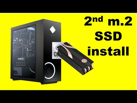 Installing a 2nd M.2 SSD on my PC, Omen 30L, Sabrent Rocket 4 Plus, Secondary Storage Drive
