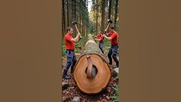 Rescue Giant Elephant In Log #ai #animals #funny #shorts