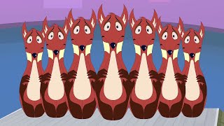 Eena meena deeka | boliche | desenhos animados para crianças | wildbrain em português