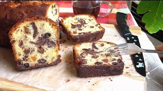 I Baked Marble Rum dried Fruits and Nuts pound cake