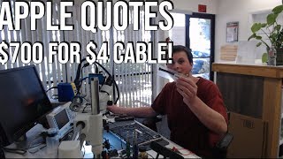 Genius Bar WIPES drive then quotes for logic board replacement!