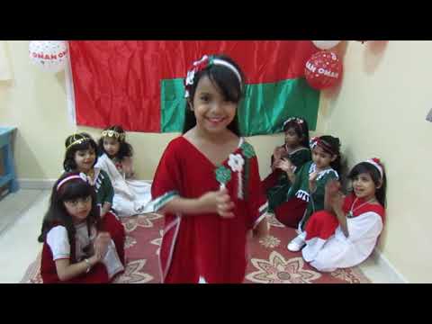 العيد الوطني 48 فصل ينابيع الهدى مدرسة دار الهدة فن الطبل الظفاري والبرعة مونتاج فهيمة العمودي