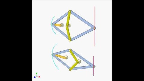 design concepts and mechanisms | Peaucellier linkage 2480p