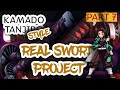 Demon Slayer Kamado Tanjiro Style Real Sword Project!: Part 7 Hilt Complete!