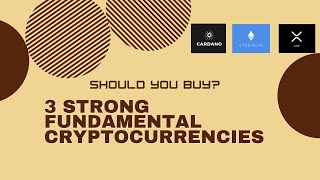 Should you buy Ethereum ETH, Cardano ADA, or Ripple XRP? Fundamental Crypto | GoWithGreenleaf