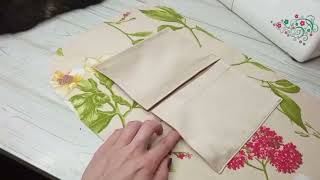 картинка: Вспомнила отличный вариант.  Объёмный карман в подкладке сумки.