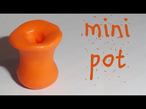 POLYMER CLAY MINI POT – TUTORIAL