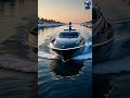 Yate Futurista de Lujo Inspirado en Suzuki: Diseño Único y Cinemático en el Atardecer #LujoFuturista