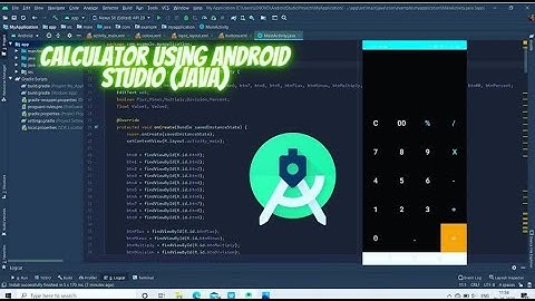 how to make a calculator in android studio | Java | |Java Projects | Tech Coding