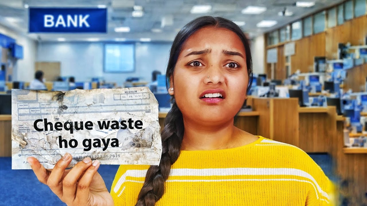 Cheque waste ho gaya 😔(56/365)