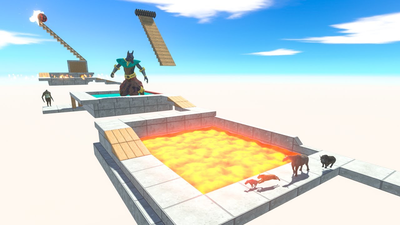 Who can Survive Running in Zigzag Path? - Animal Revolt Battle Simulator