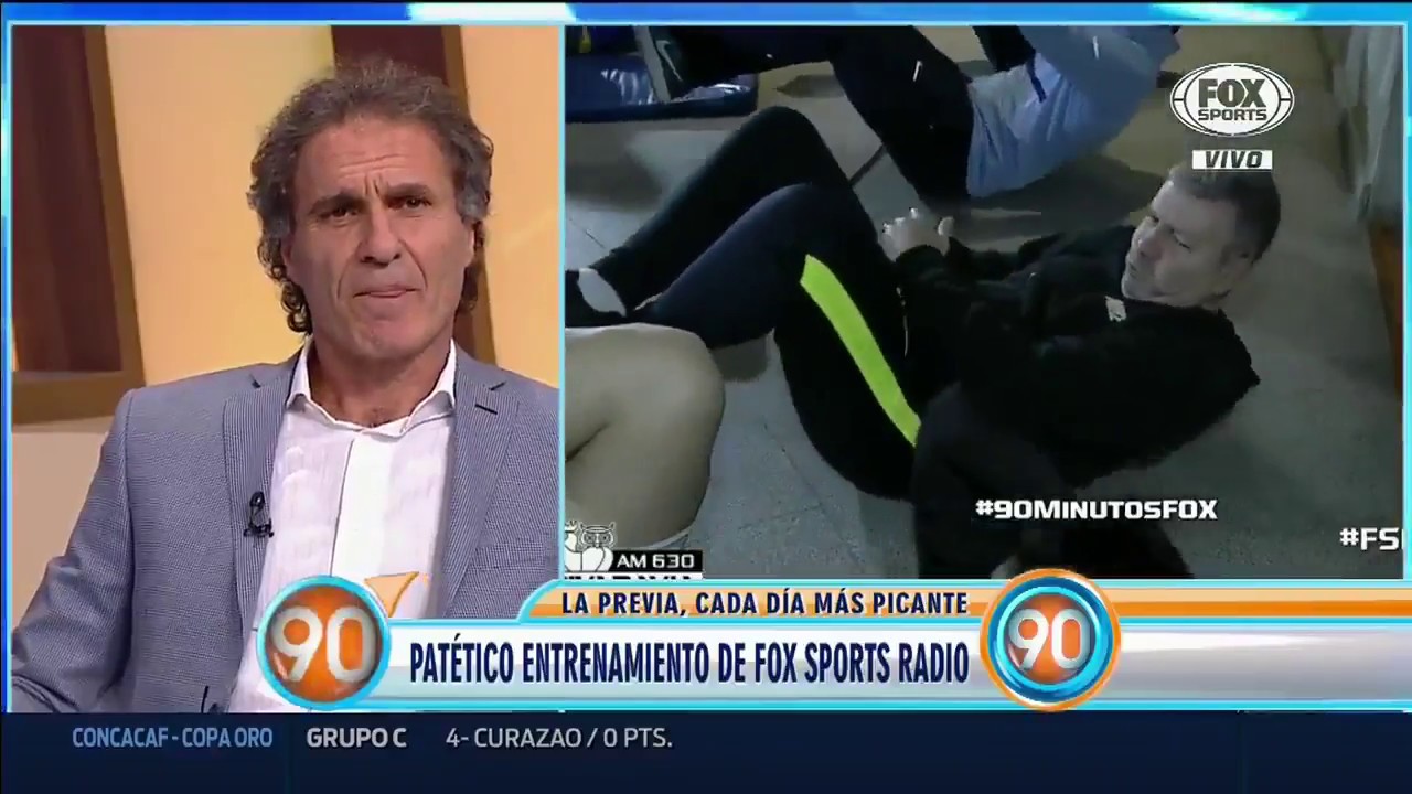 La imperdible reacción de Ruggeri cuando vio entrenar a Fox Sports Radio