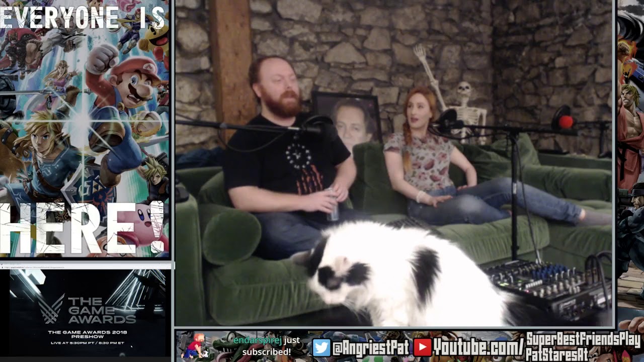 Pat Stares At The 2018 Game Awards