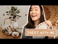 THRIFT WITH ME + HAUL | Shopping home decor & DIY supplies from thrift stores in small towns