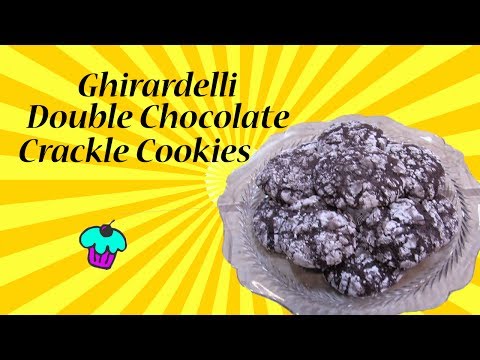 Ghirardelli Double Chocolate Crackle Cookies