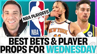 4 NBA Player Props & Best Bets | Knicks vs Pacers Game 2 | Picks & Projections | Wednesday May 8