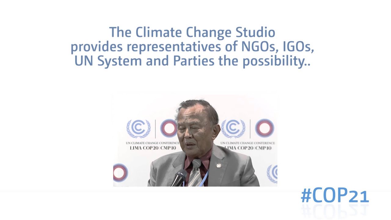Climate Change Studio at UNFCCC COP21/CMP 11