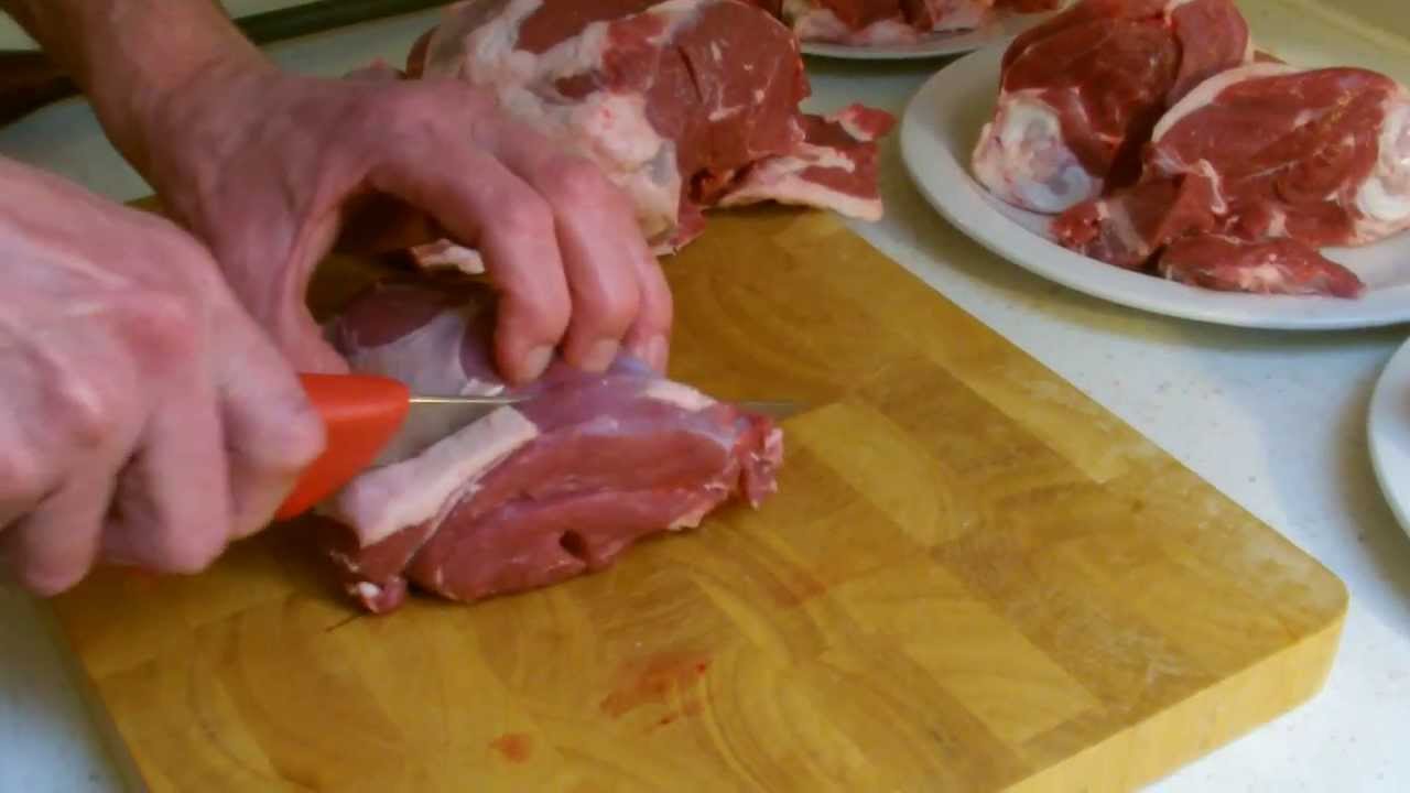 How to make Lamb Leg Steaks. - YouTube