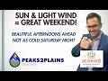Sun and light wind make for a good weekend ahead!
