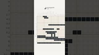 A little bird lands on the grid 🐦 nonogram solve #picross #satisfying