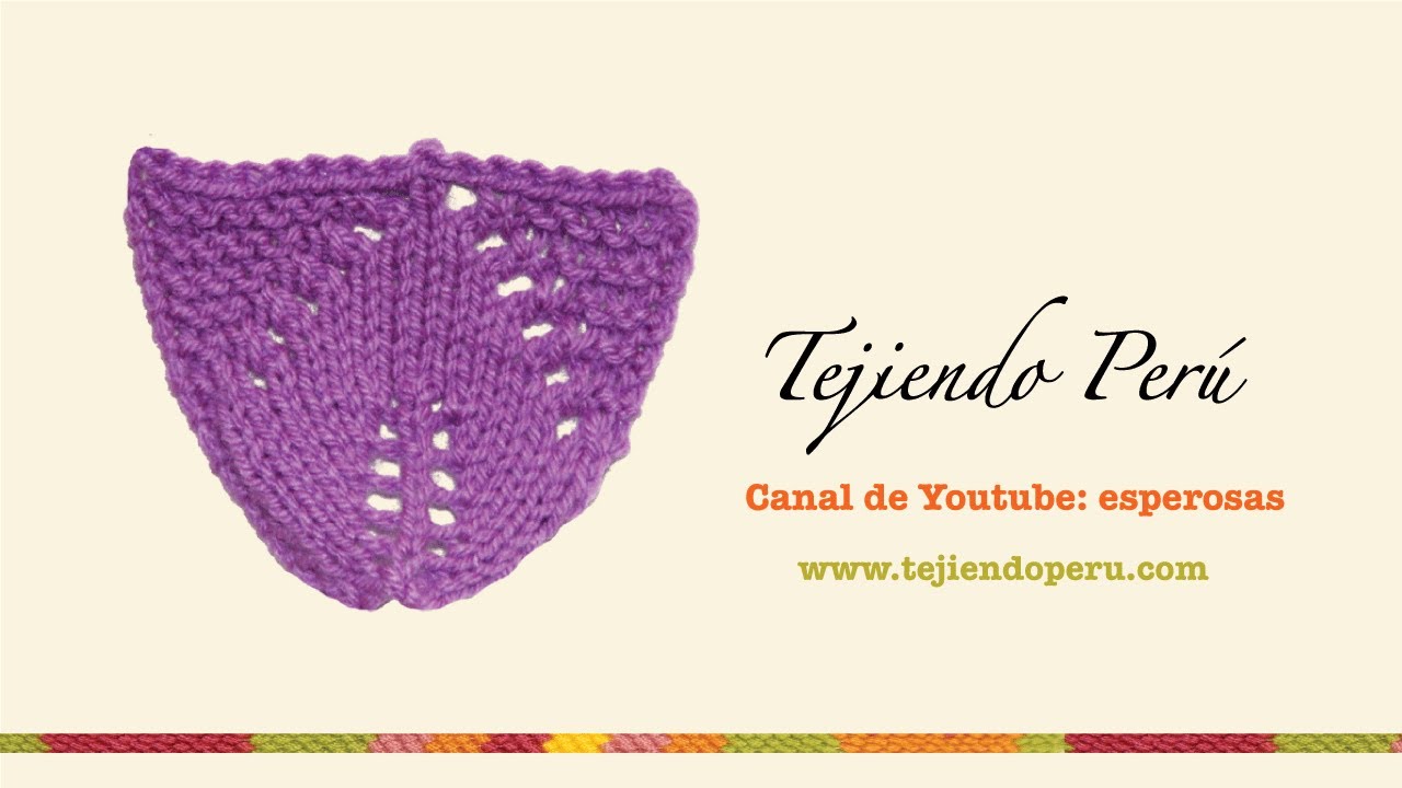 Hoja calada para canesú
