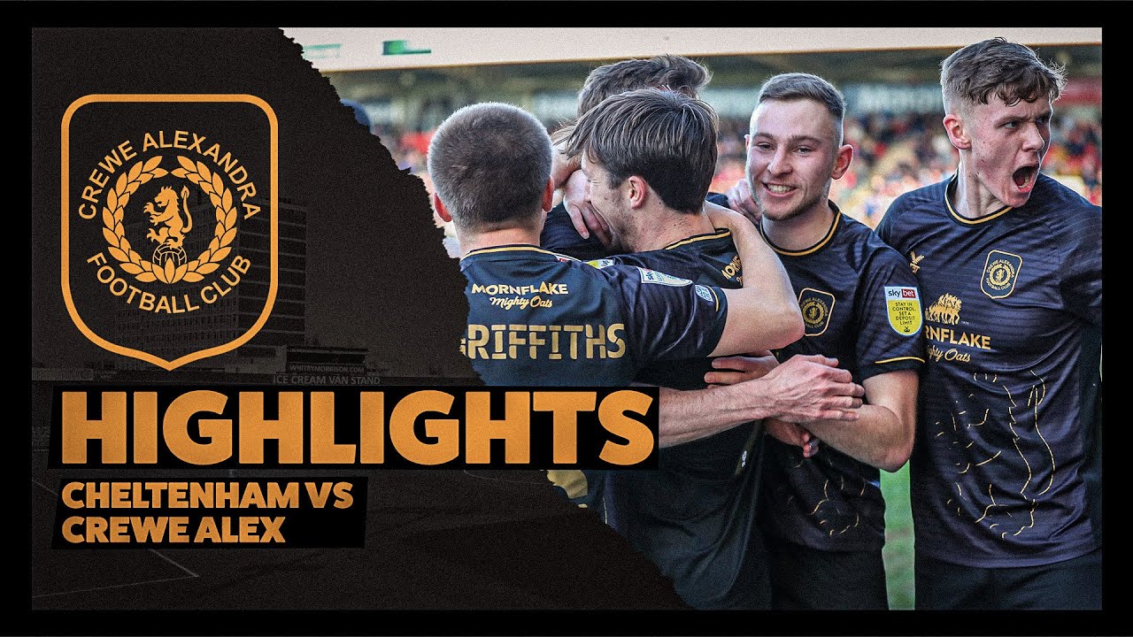 21-22 HIGHLIGHTS | Cheltenham Town 1-2 Crewe Alexandra