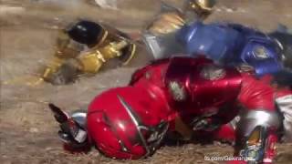 All “broken helmet” scenes in Super Sentai