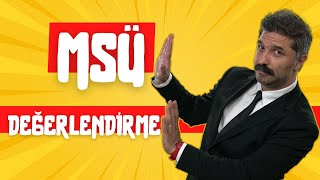 MSÜ / SINAV DEĞERLENDİRME / RÜŞTÜ HOCA