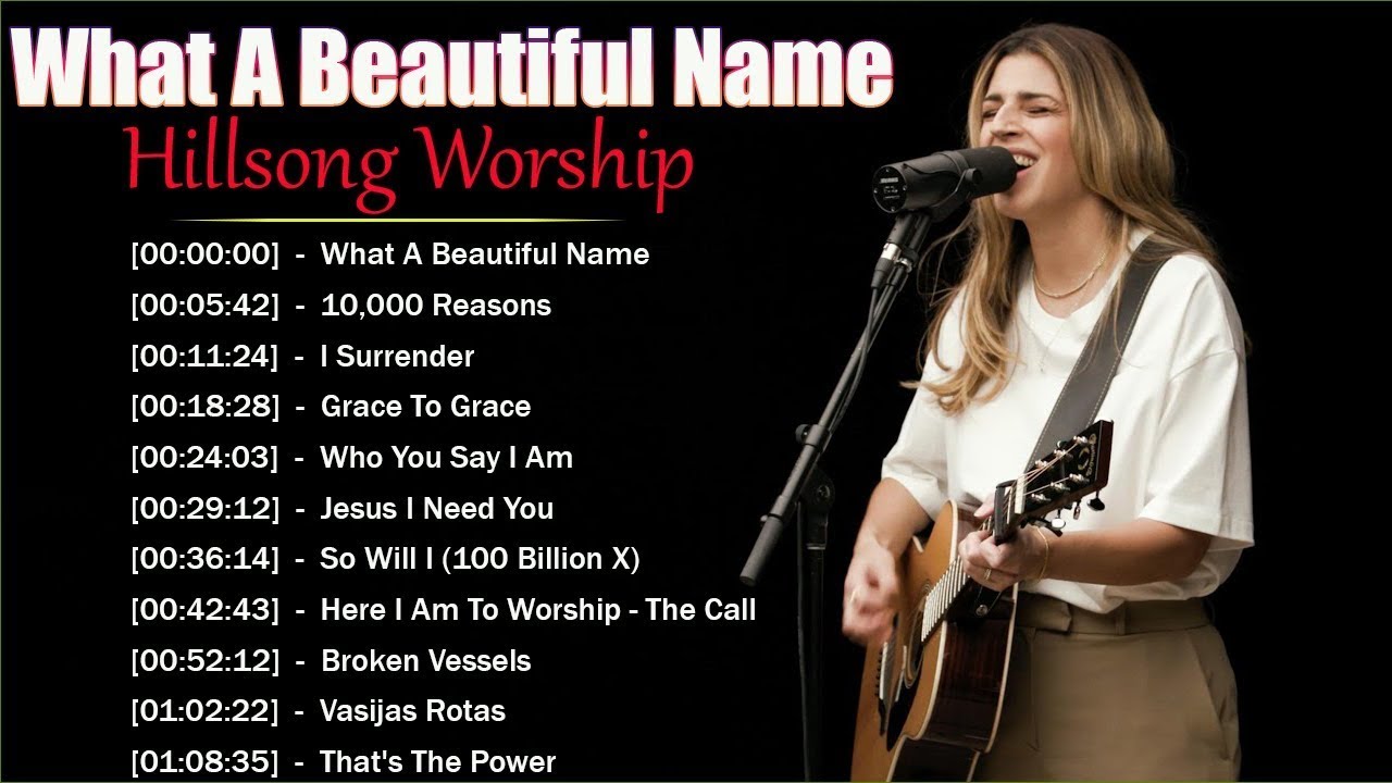 What A Beautiful Name   Hillsong Worship Christian Worship Songs 2023Best Praise And Worship Songs