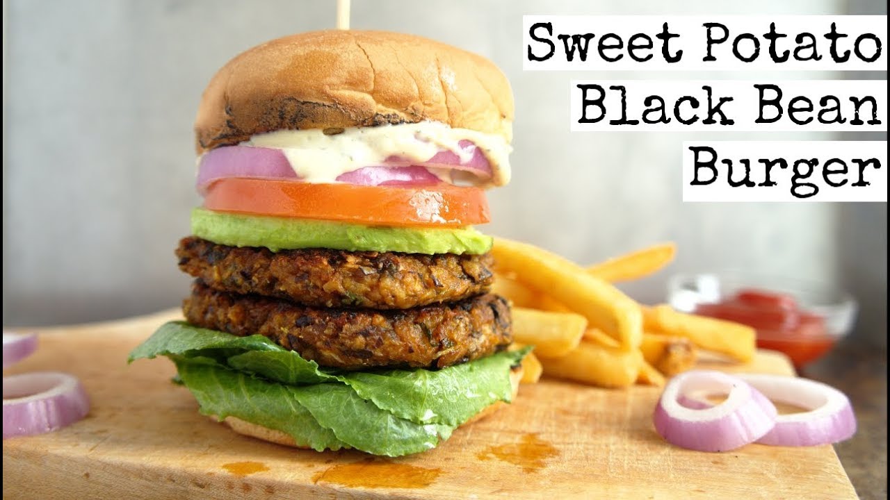 Black Bean Sweet Potato Burger