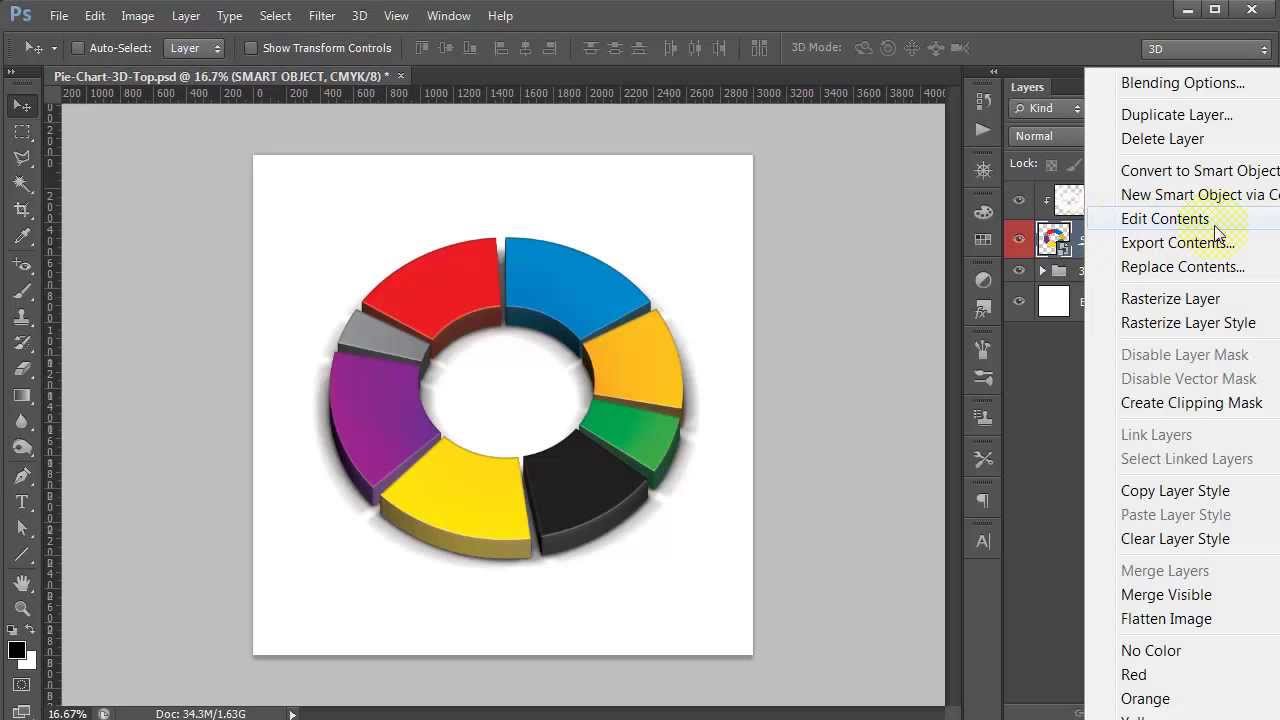 Photoshop Pie Chart Generator