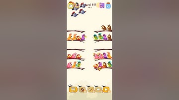 bird sort color game level 517 #games #gamedesign #gameartdesign #gamedevelopment #gameconcept #game