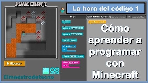 Cómo aprender a programar con Minecraft (La hora del código-1)