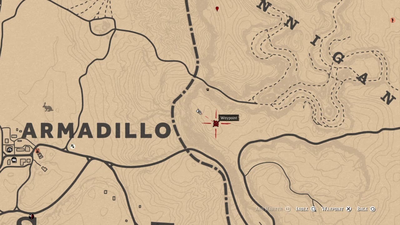 RDR2 Online Agarita and Blood Flower location nighttime